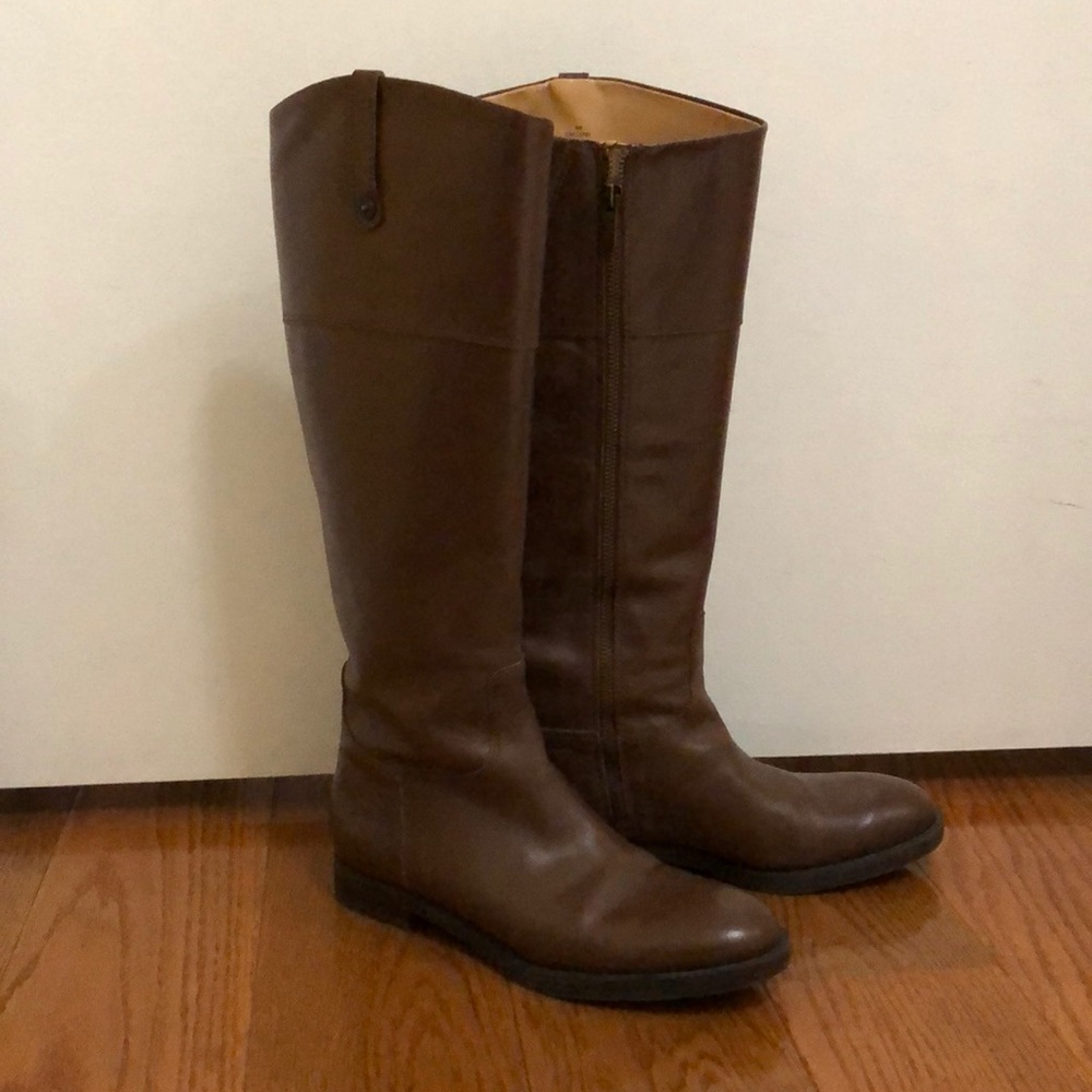 Enzo Angiolini Leather Riding Boots